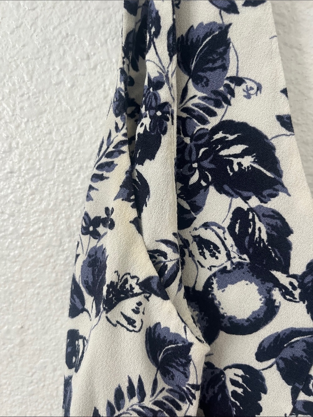 Reformation Gianni Blue White Mini dress in Orangerie fruit print, size M - Picture 6 of 8